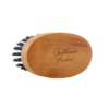 Brosse à barbe ovale en poirier