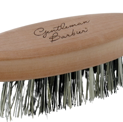 Brosse à barbe navette poirier et cactus