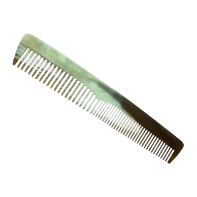 Peigne démêloir en corne véritable