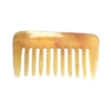 Peigne afro dents larges en corne véritable