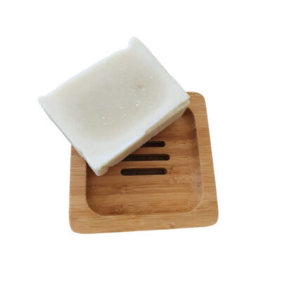 Porte savon carré en bois – Image 2