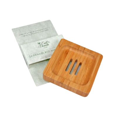 Porte savon carré en bois