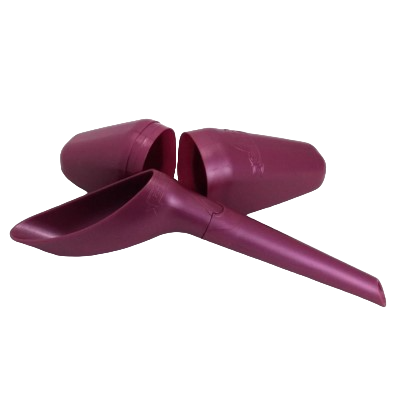 Pisse debout réutilisable Rose nacré