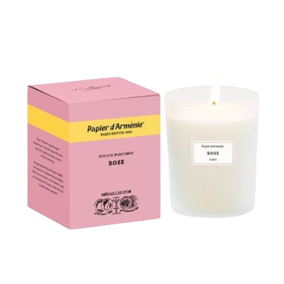 Bougie d'Arménie à la Rose