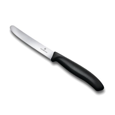 Couteau office bout rond Victorinox Noir