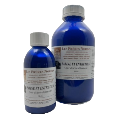 Patine et Entretien Cuir Bleu 250ml