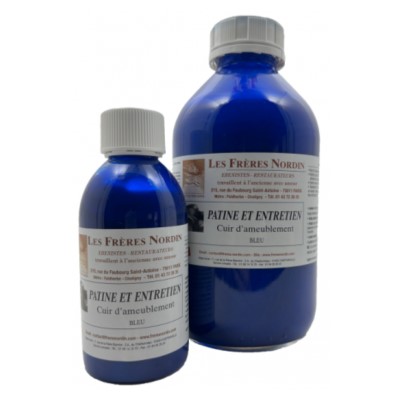 Patine et Entretien Cuir Bleu 1litre