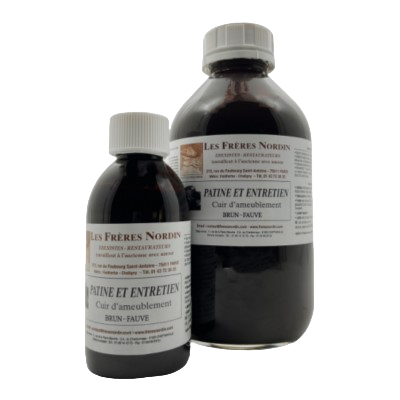 Patine et Entretien Cuir Brun Fauve 1litre