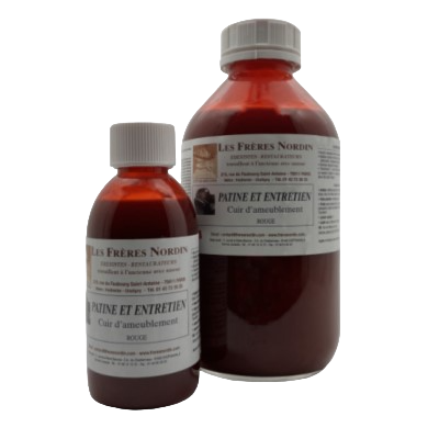 Patine et Entretien Cuir Rouge1litre