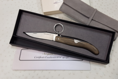 Couteau Nontron bois mitraillé N°47 – Image 4