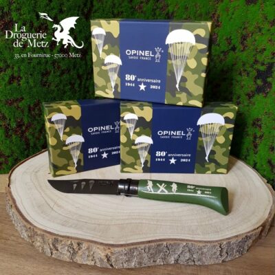 Couteau Opinel du débarquement kaki