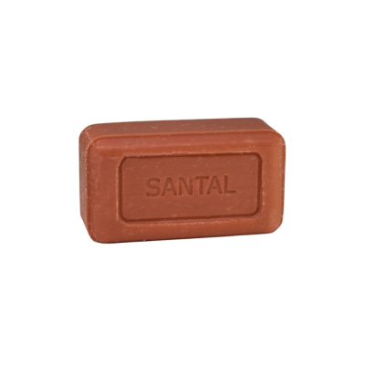 Savon naturel. Savon enrichit au beurre de karité. Parfumé au santal.