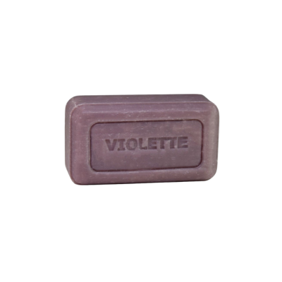 Savon surgras à la violette. Savon naturel.